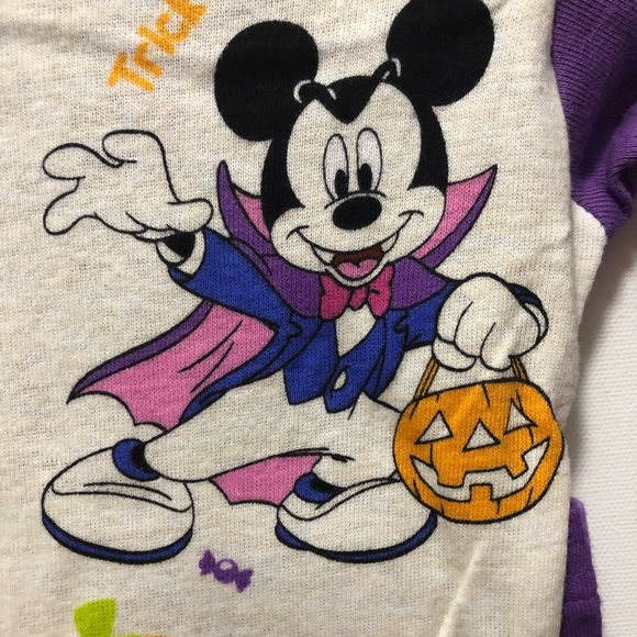 Disney for Kohls Mickey & Minnie Halloween Pajama Set 2 Piece New 2T - Picture 5 of 16